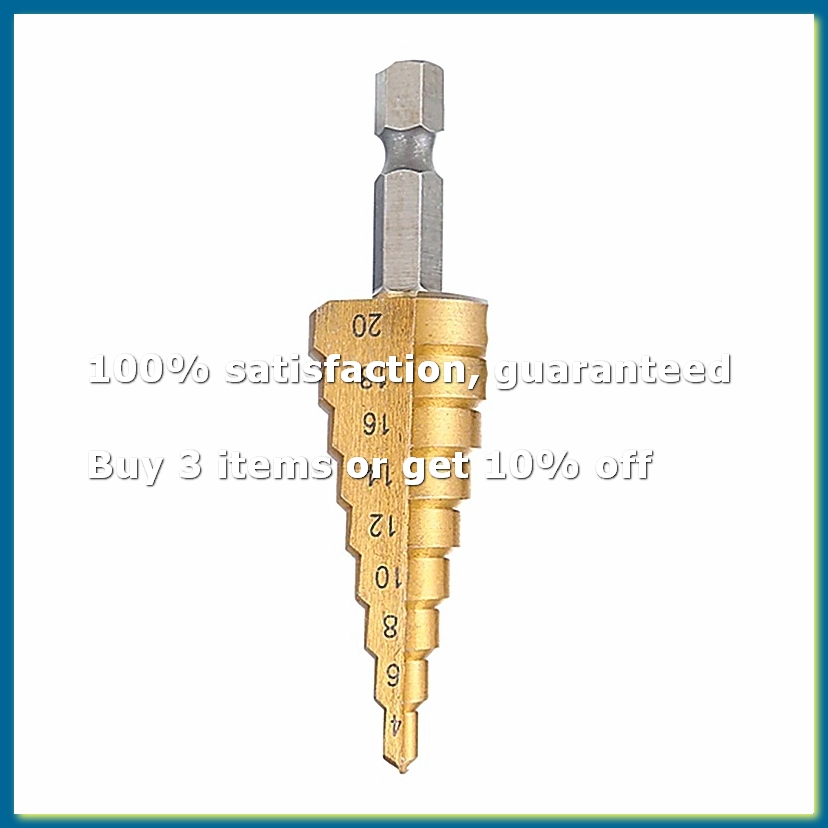 Drill Bits - مثقاب متدرج مستقيم HSS مقاس 4-20