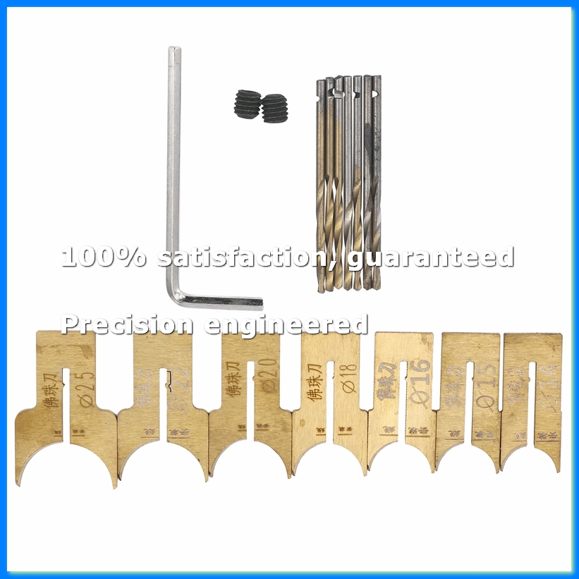 Drill Bits - مجموعة أدوات نحت الخشب من الكربيد