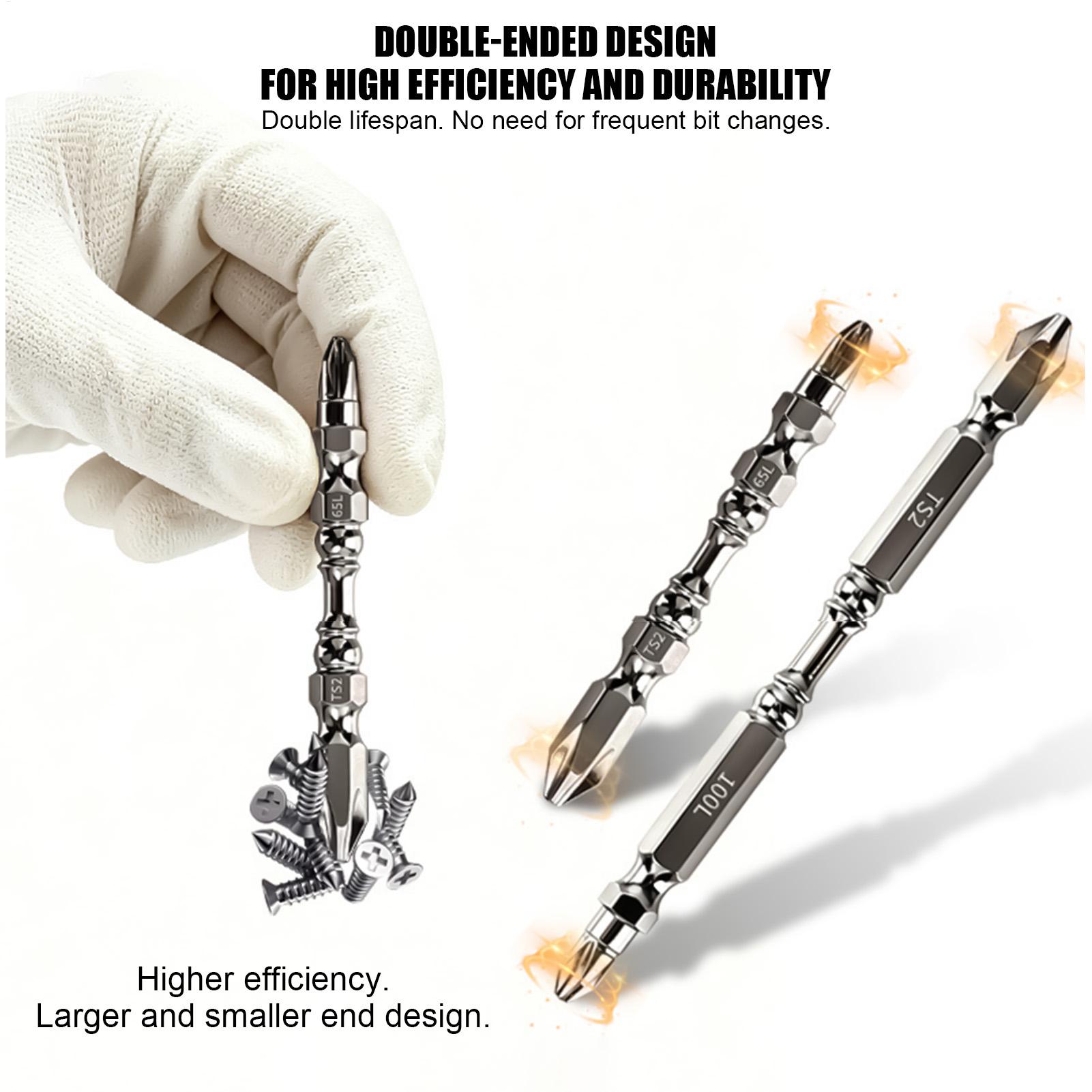 Drill Bits - مجموعة رؤوس مفكات مغناطيسية شديدة التحمل