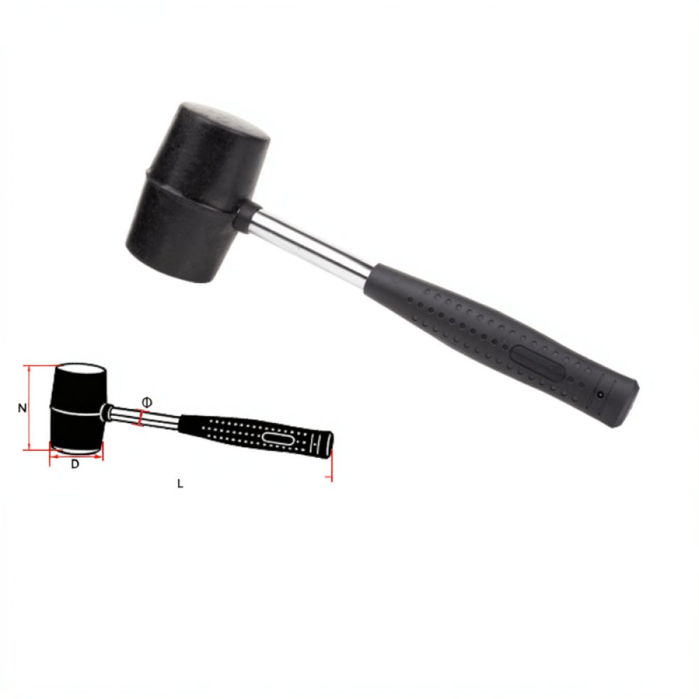 مطرقة مطاطية مريحة للاستخدام ف - مراجعة Home Improvement Mark وسعره