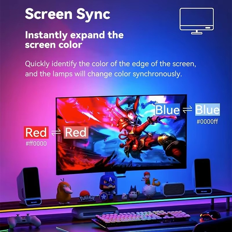 شريط إضاءة RGB للألعاب، إضاءة  - مراجعة Led Strip Lights وسعره