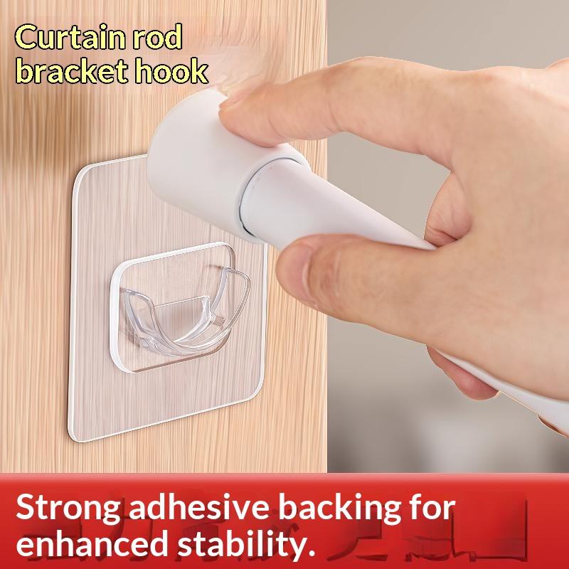 4 قطع من حوامل الستائر الشفافة - مراجعة Curtain Rods وسعره