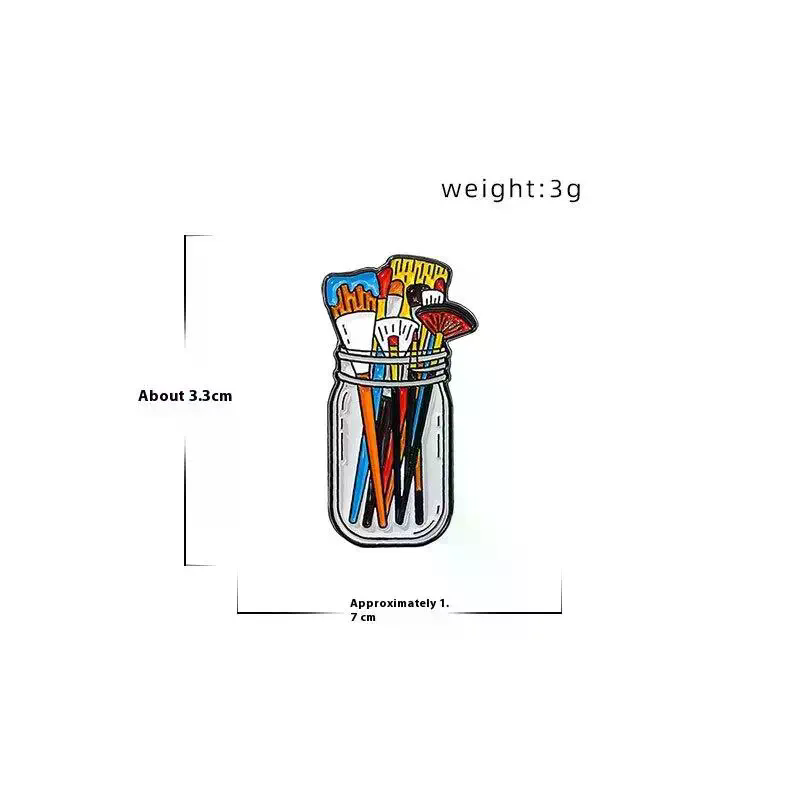 فرشاة طلاء في وعاء شفاف، دبوس  - مراجعة Paint Brush وسعره