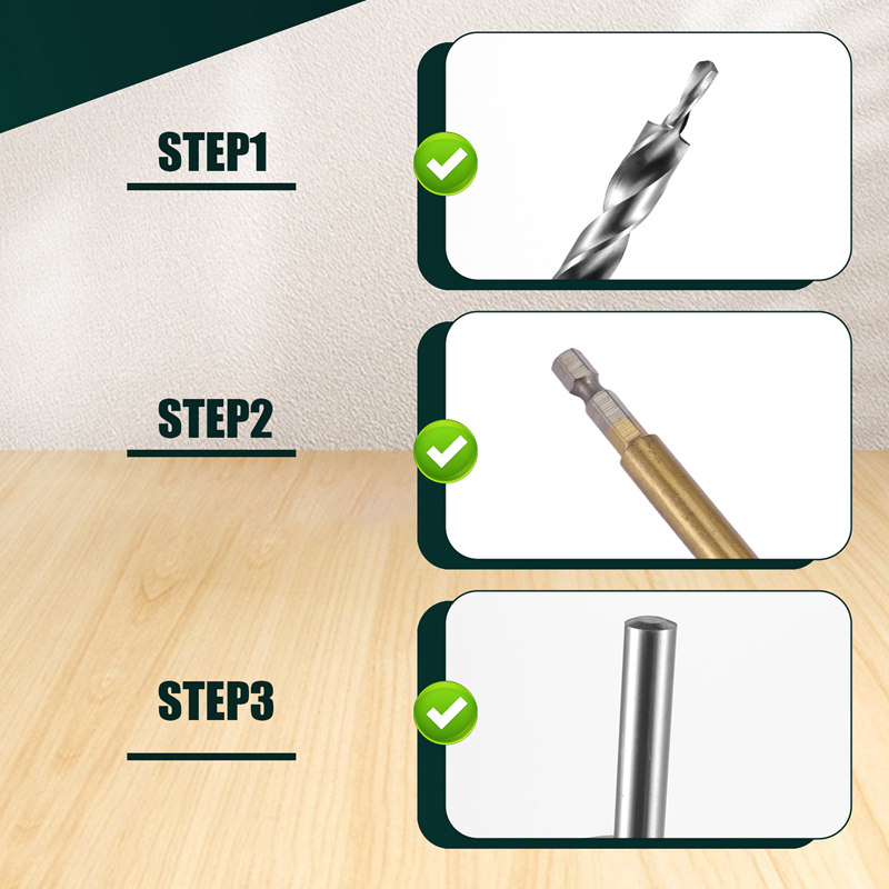 قطعتان من مثقاب ثقب الجيب سداس - مراجعة Drill Bits وسعره